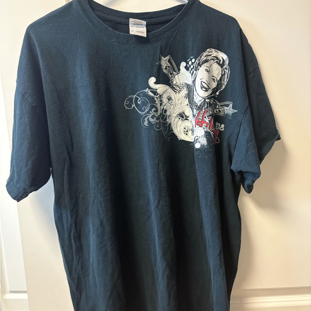 Graphic T-Shirt with Black and White Design